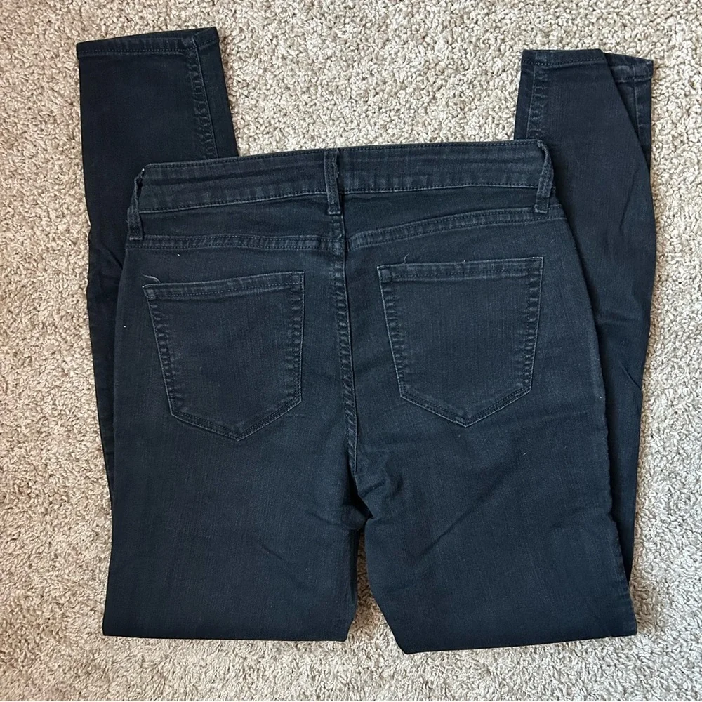 Women’s Old Navy Black Super Skinny Jeans Size 6 |C77